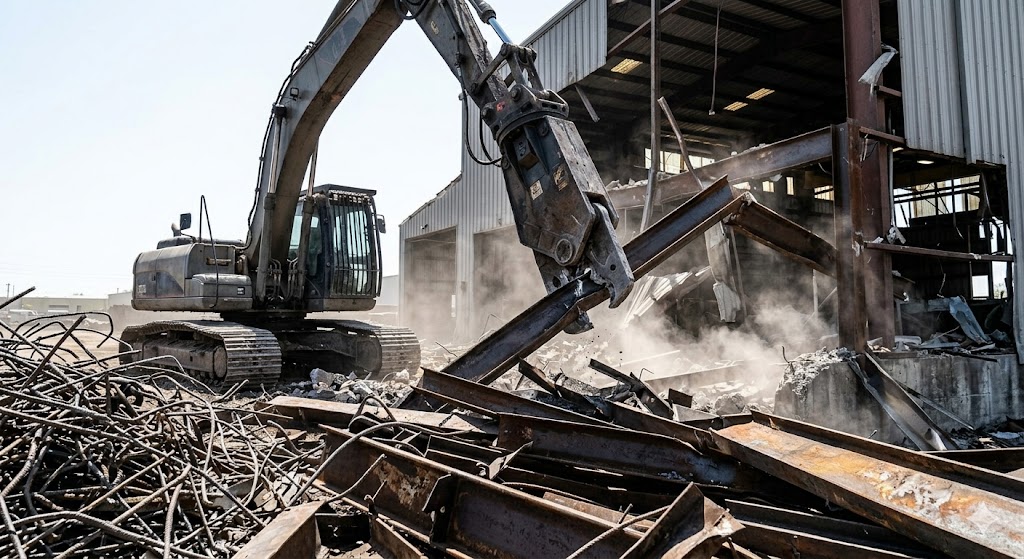 Processed scrap metal